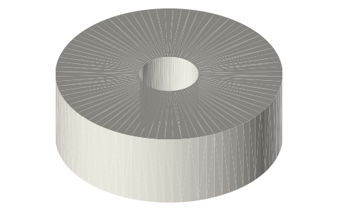 3D-Fuel 1 kg spool (AMS compatible, Oct 2023 – Oct 2025), isometric render of a generated part