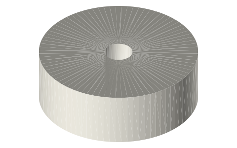 3D-Fuel 4 kg spool, isometric render of a generated part