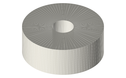 3DXTECH 1 kg spool (ASA), isometric render of a generated part