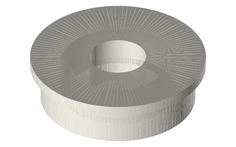 608 ball bearing, isometric render of a generated part