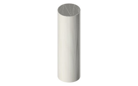 750 ml Bordeaux wine bottle, isometric render of a generated part