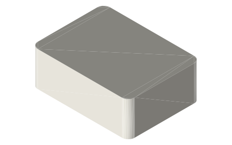 AirPods Pro 2 / Pro 3, AirPods 4 and AirPods 3 charging cases, isometric render of a generated part