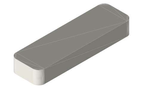 Amazon Fire TV Stick 4K Max (2nd gen), isometric render of a generated part