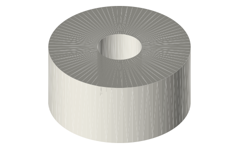 APC 9x4.5E electric propeller, isometric render of a generated part