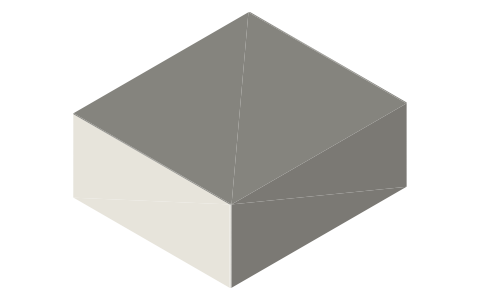 Apple Mac Pro (2023), isometric render of a generated part
