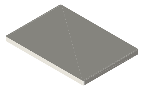 Apple MacBook Pro 14-inch (M5), isometric render of a generated part