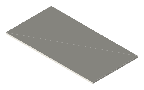 Arduino Mega 2560 R3, isometric render of a generated part