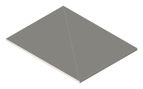 Arduino Uno R3, isometric render of a generated part
