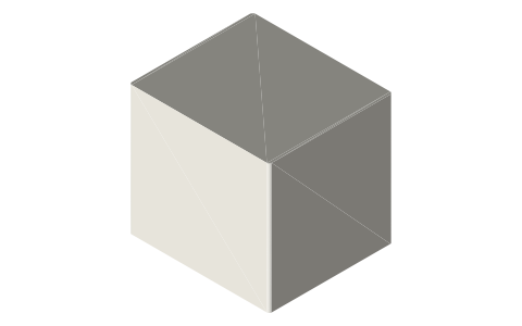 Bambu Lab A1 3D printer, isometric render of a generated part