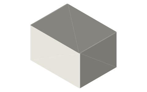 Bambu Lab AMS 2 Pro, isometric render of a generated part