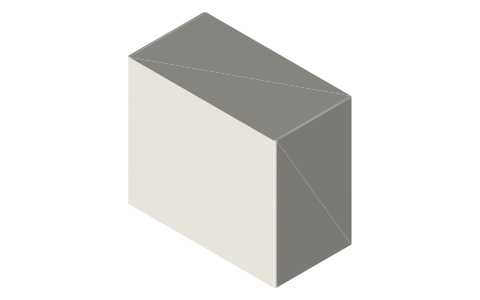 Bambu Lab AMS Lite spool holder, isometric render of a generated part