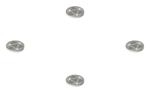 BetaFPV Meteor65 Pro brushless whoop frame, isometric render of a generated part
