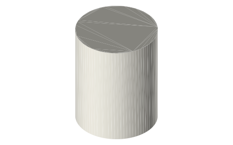 BR40 light bulb (E26 base), isometric render of a generated part