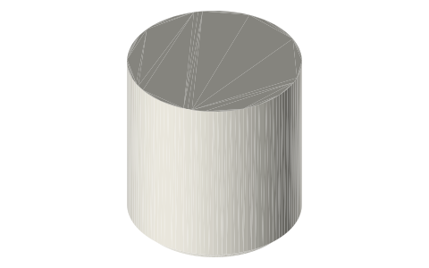 BSP (G) male thread envelopes 1/8 to 1 in (ISO 228-1), isometric render of a generated part