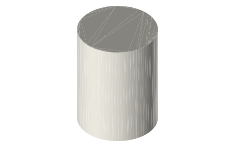 Canon RF10-20mm F4 L IS STM lens, isometric render of a generated part