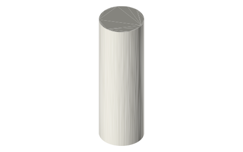 Canon RF200-800mm F6.3-9 IS USM lens, isometric render of a generated part