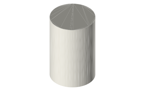 Canon RF24-240mm F4-6.3 IS USM lens, isometric render of a generated part