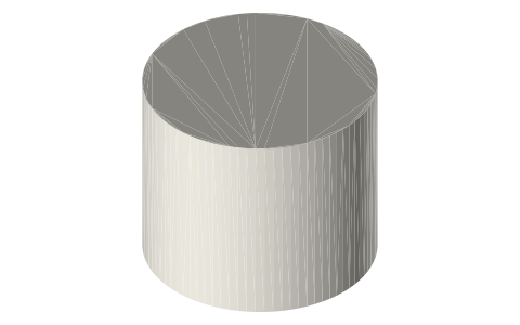 Canon RF24mm F1.8 MACRO IS STM lens, isometric render of a generated part