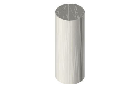 Canon RF800mm F5.6 L IS USM lens, isometric render of a generated part