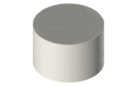 Canon RF-S18-45mm F4.5-6.3 IS STM lens, isometric render of a generated part