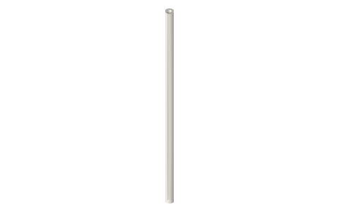 Capricorn TL PTFE Bowden tubing, isometric render of a generated part