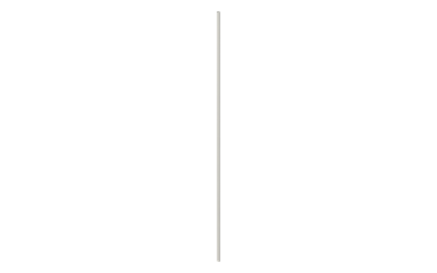 Carbotec 10 × 8 × 1000 mm carbon tube, isometric render of a generated part