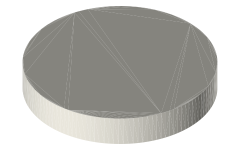 CR2032 coin cell, isometric render of a generated part