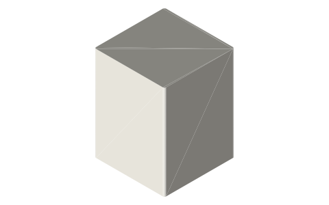 Creality K1 3D printer, isometric render of a generated part