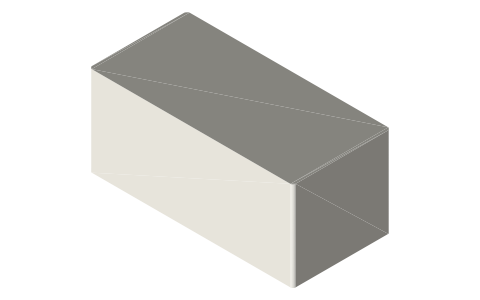 Cricut Joy Xtra, isometric render of a generated part