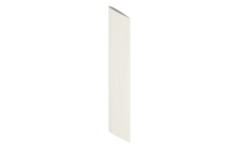 Daggerboard, isometric render of a generated part