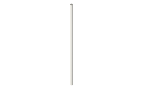 Daiwa Crossbeat SW 907TM (telescopic lure rod, 2.74 m), isometric render of a generated part