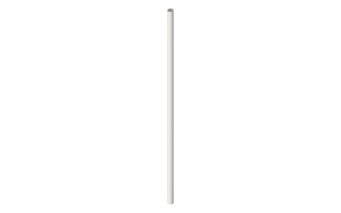 Daiwa Liberty Club Light Pack 20-180 (compact telescopic rod, 1.86 m), isometric render of a generated part