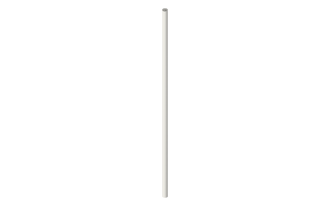 Daiwa Liberty Club Lure 5105TLFS (telescopic spinning rod, 1.78 m), isometric render of a generated part