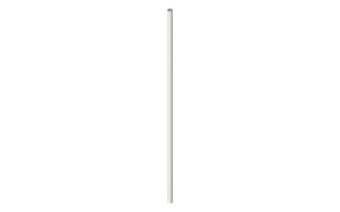 Daiwa Liberty Club Surf T 30-450 (telescopic surf rod, 4.5 m), isometric render of a generated part
