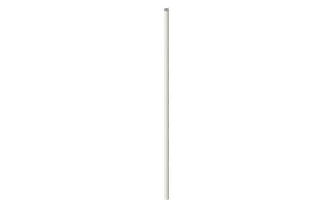 Daiwa Mobile Pack 905TM・Q (telescopic travel rod, 2.74 m), isometric render of a generated part