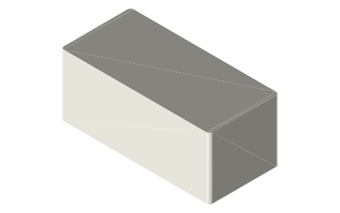 DJI Air 3S, isometric render of a generated part