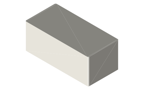 DJI Mavic 4 Pro, isometric render of a generated part