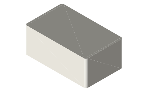 DJI Mini 3, isometric render of a generated part