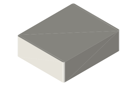 DJI Neo, isometric render of a generated part