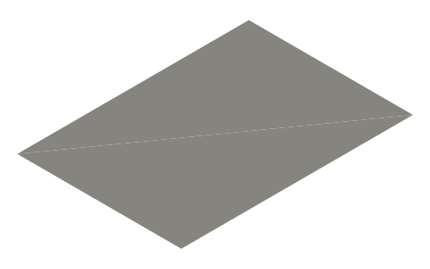 Durafly Tundra V2 1300mm, isometric render of a generated part