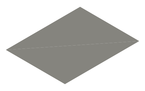 E-flite F4U-4 Corsair 1.2m, isometric render of a generated part