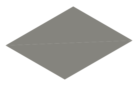 E-flite P-51D Mustang 1.2m, isometric render of a generated part