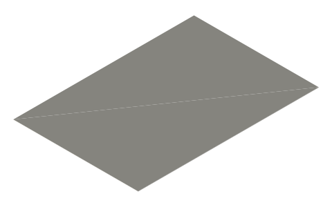 E-flite UMX Timber X (700 mm), isometric render of a generated part