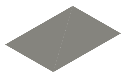 E-flite Valiant 1.3m (high-wing sport plane), isometric render of a generated part