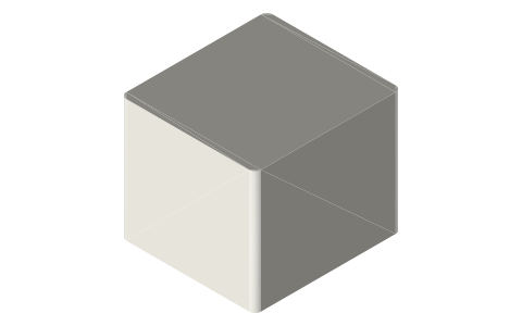 Echo Pop, isometric render of a generated part