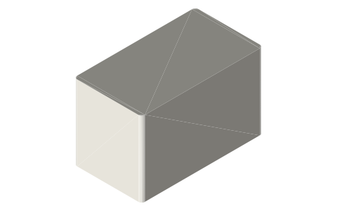 Echo Show 5 (3rd gen), isometric render of a generated part