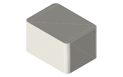 Elgato Facecam, isometric render of a generated part