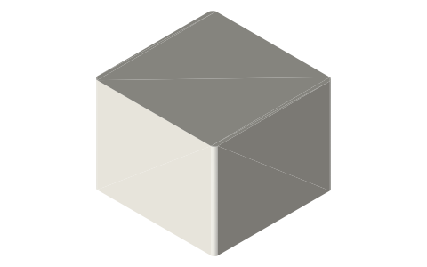 Elgato Stream Deck +, isometric render of a generated part