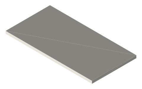 Espressif ESP32-DevKitC, isometric render of a generated part