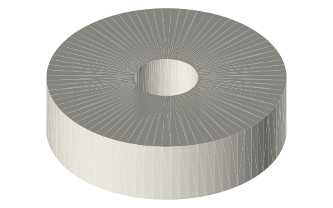 Fillamentum 750 g spool (CPE HG100), isometric render of a generated part